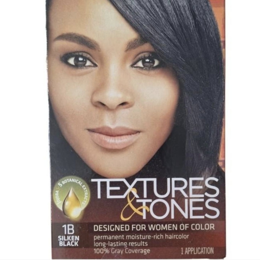 1B Silken Black Hair Dye - Clairol Texture & Tones
